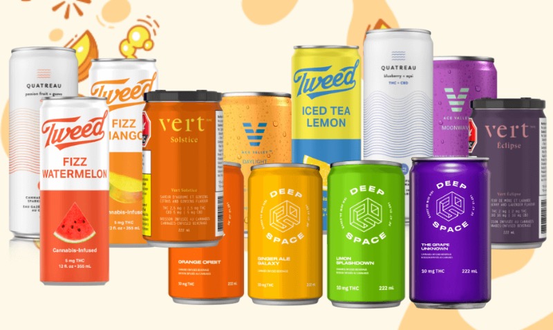 Canopy Growth étend son offre de boissons à base de cannabis